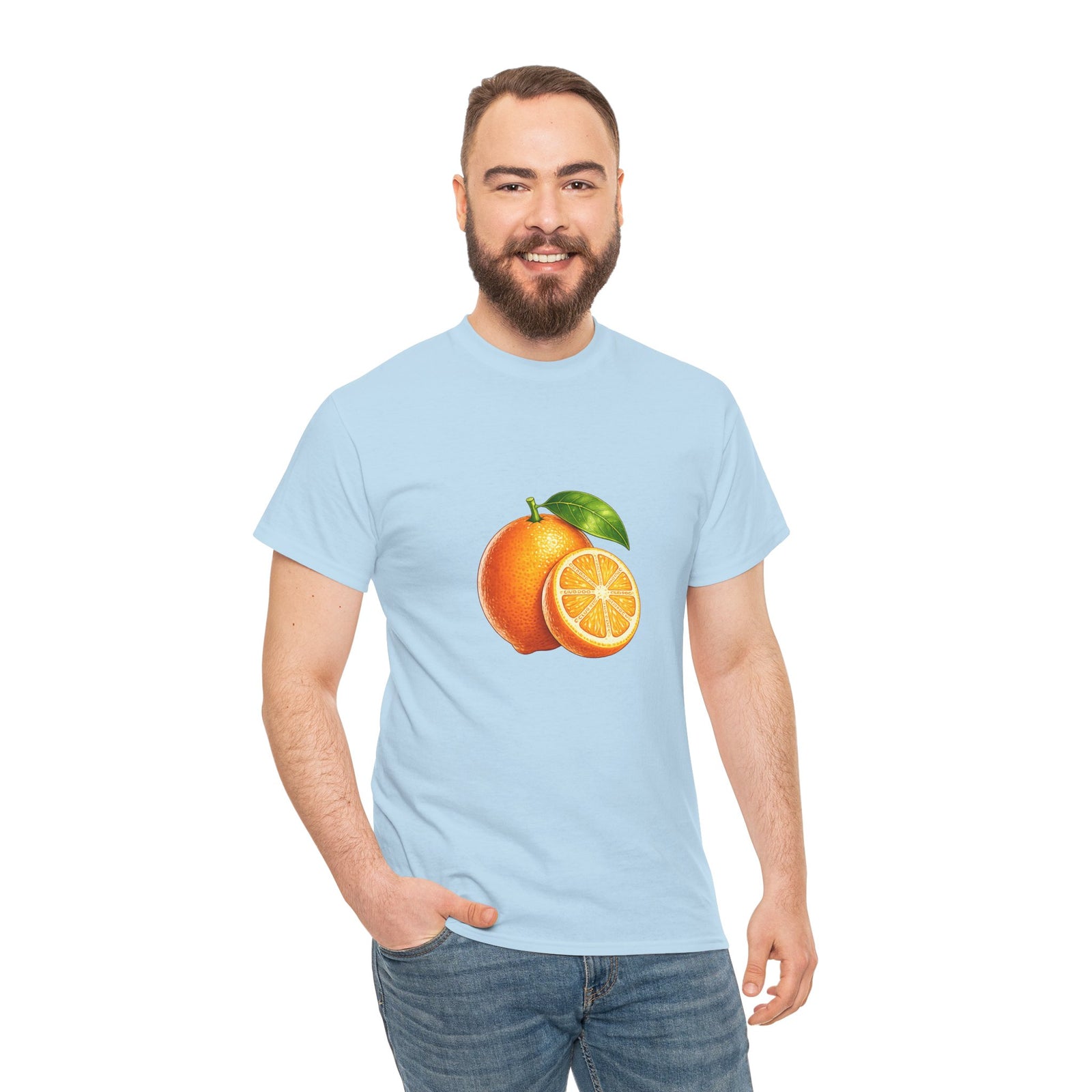 Club PDC Orange Fruit Graphic Tee — Fresh Citrus Retro Shirt