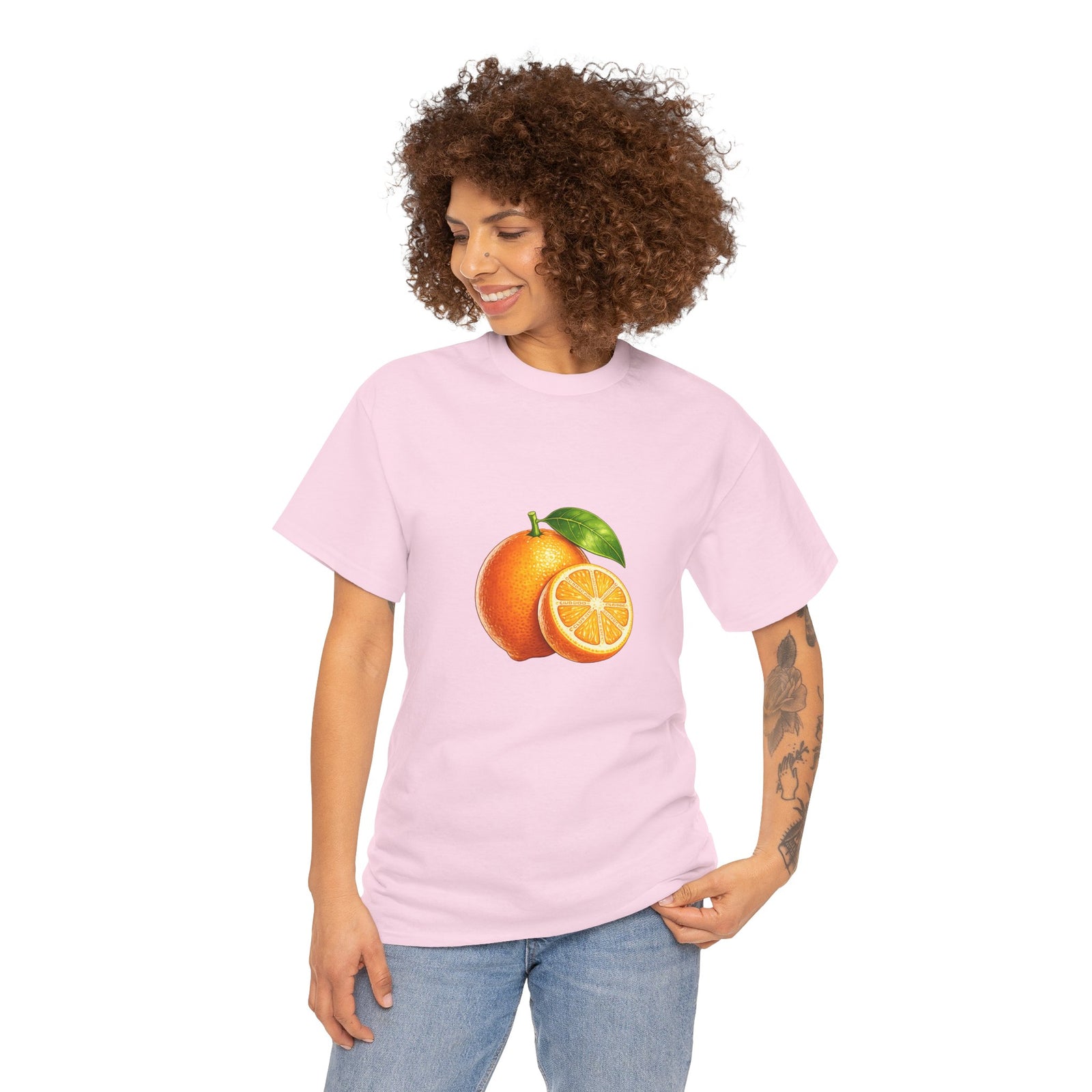 Club PDC Orange Fruit Graphic Tee — Fresh Citrus Retro Shirt