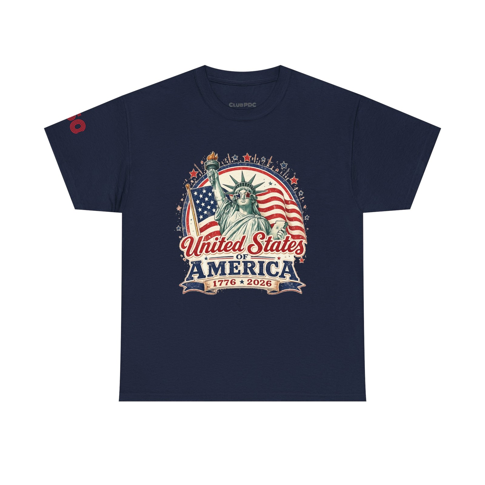 Statue of Liberty America 250 T-Shirt — Patriotic USA Anniversary Tee