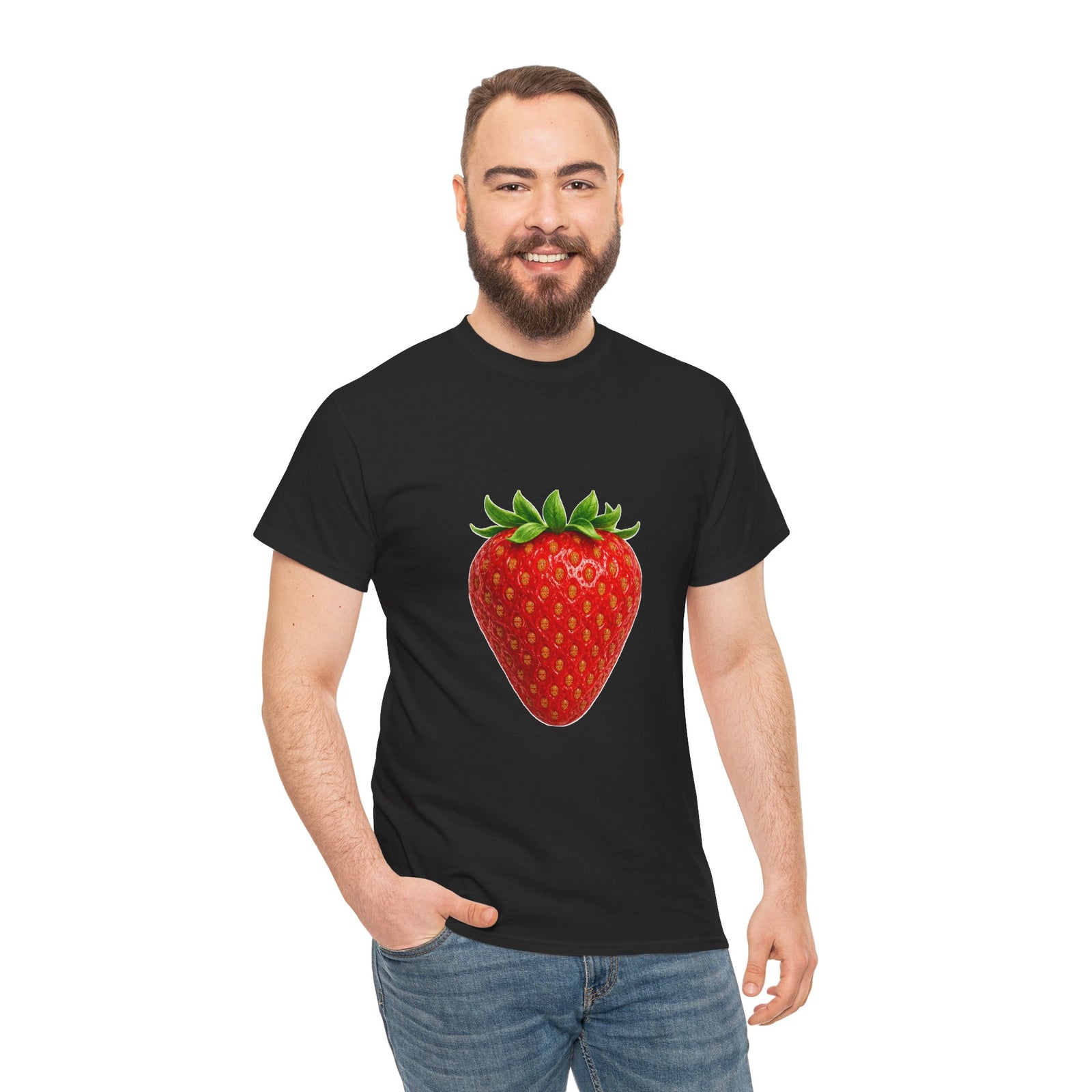 Club PDC Strawberry Graphic Tee — Cute Fruit Illustration T-Shirt