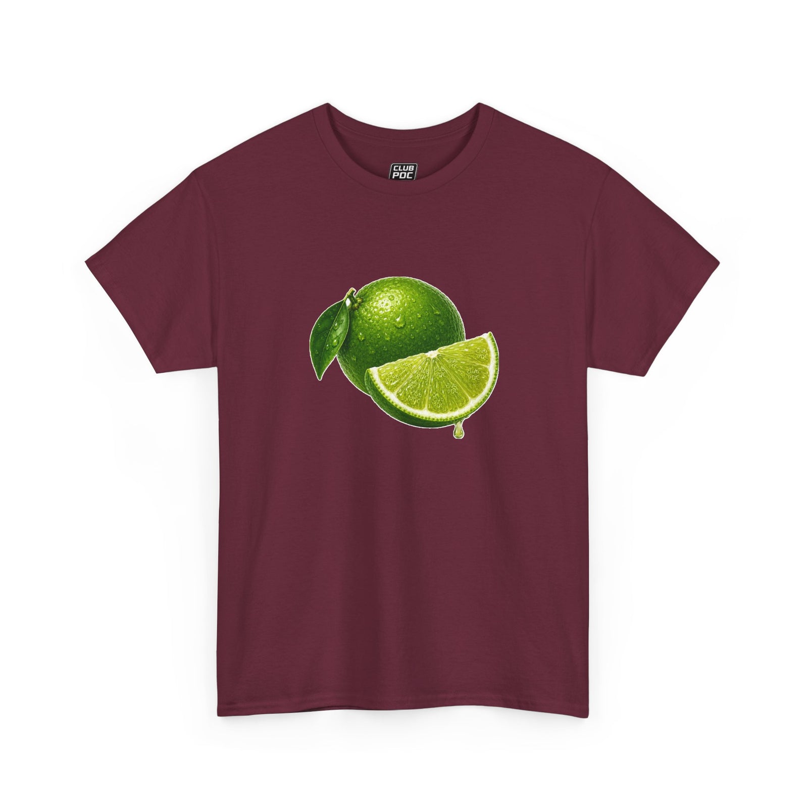 Club PDC Lime Slice Graphic Tee — Fresh Citrus Fruit T-Shirt