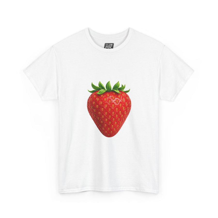 Club PDC Strawberry Graphic Tee — Cute Fruit Illustration T-Shirt