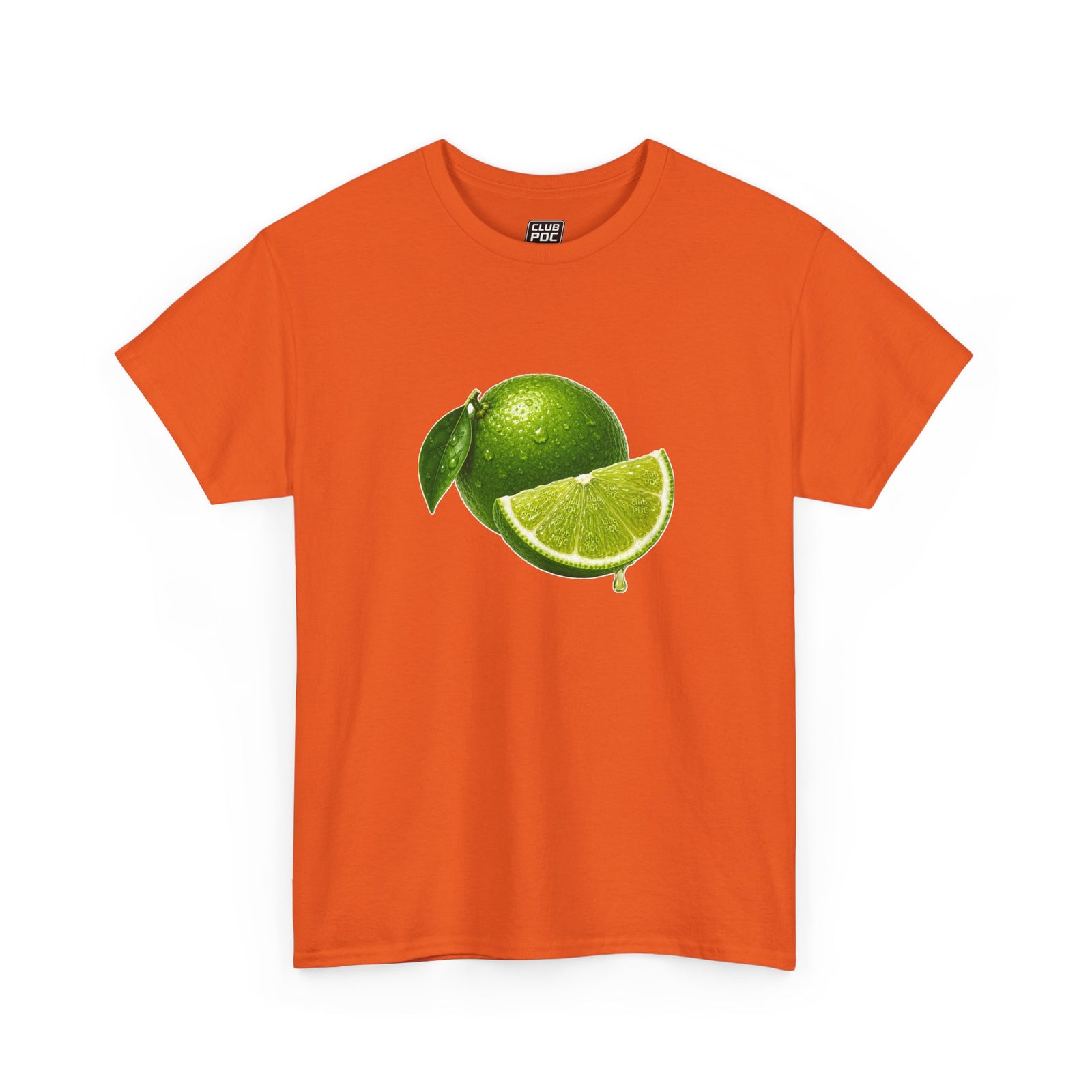 Club PDC Lime Slice Graphic Tee — Fresh Citrus Fruit T-Shirt
