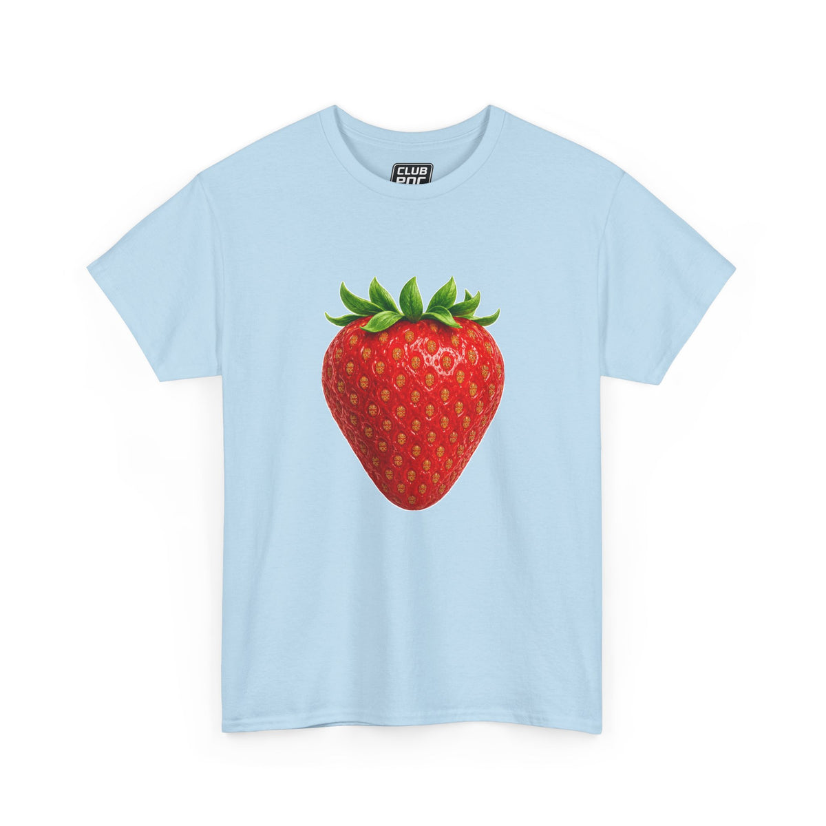 Club PDC Strawberry Graphic Tee — Cute Fruit Illustration T-Shirt