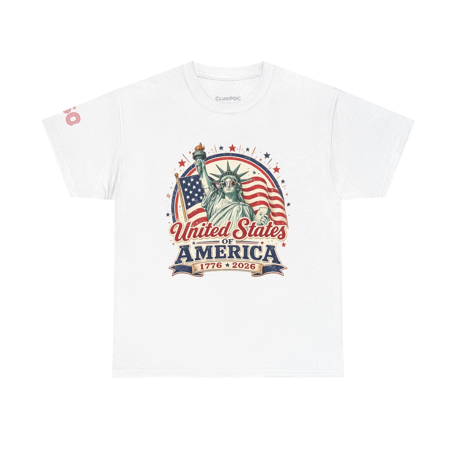 Statue of Liberty America 250 T-Shirt — Patriotic USA Anniversary Tee