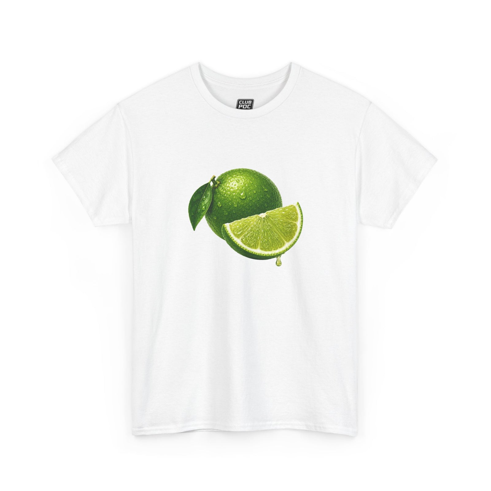 Club PDC Lime Slice Graphic Tee — Fresh Citrus Fruit T-Shirt