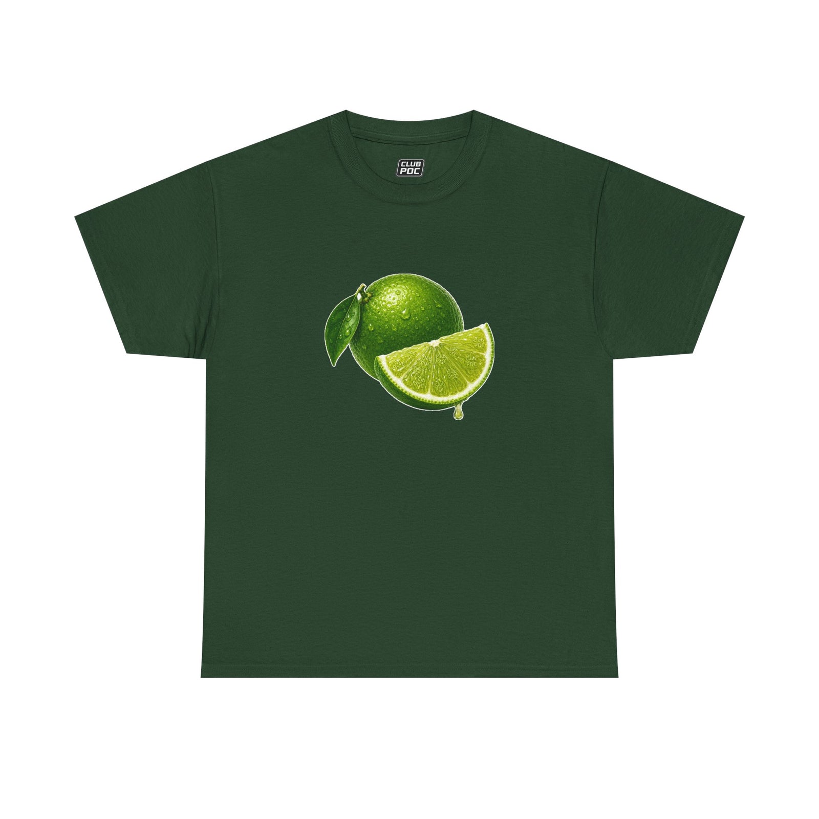 Club PDC Lime Slice Graphic Tee — Fresh Citrus Fruit T-Shirt