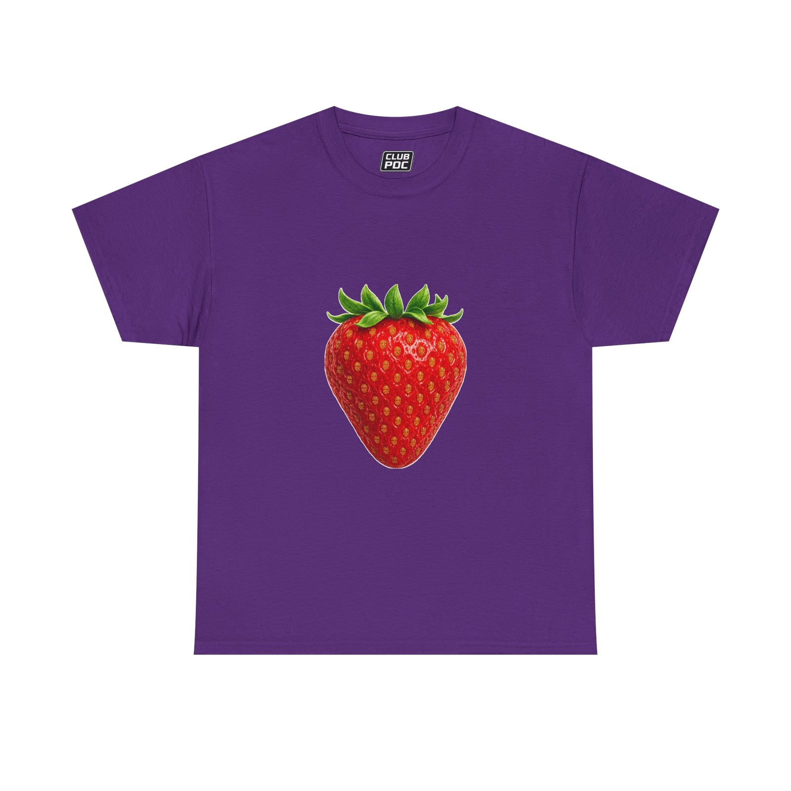 Club PDC Strawberry Graphic Tee — Cute Fruit Illustration T-Shirt