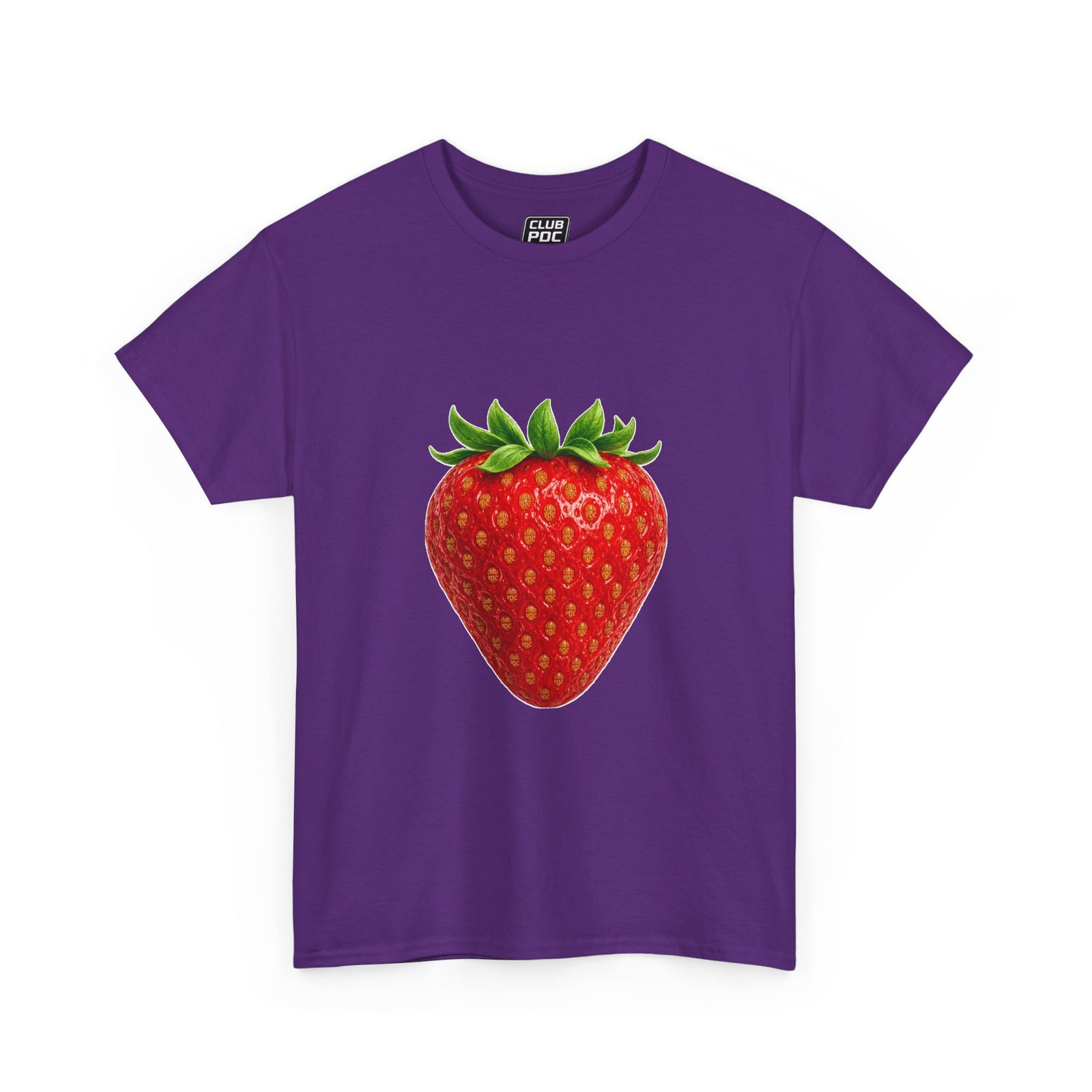 Club PDC Strawberry Graphic Tee — Cute Fruit Illustration T-Shirt