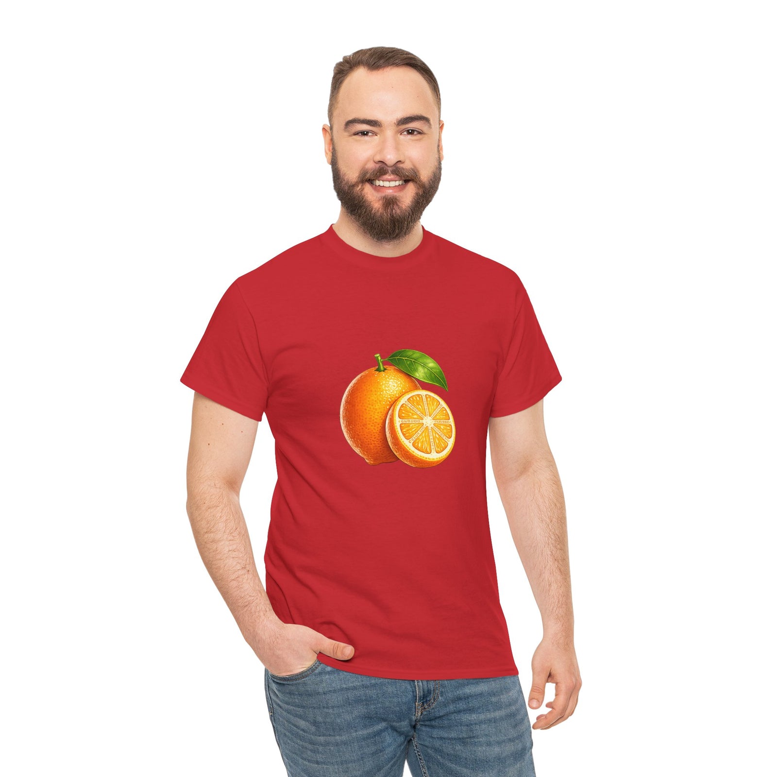 Club PDC Orange Fruit Graphic Tee — Fresh Citrus Retro Shirt