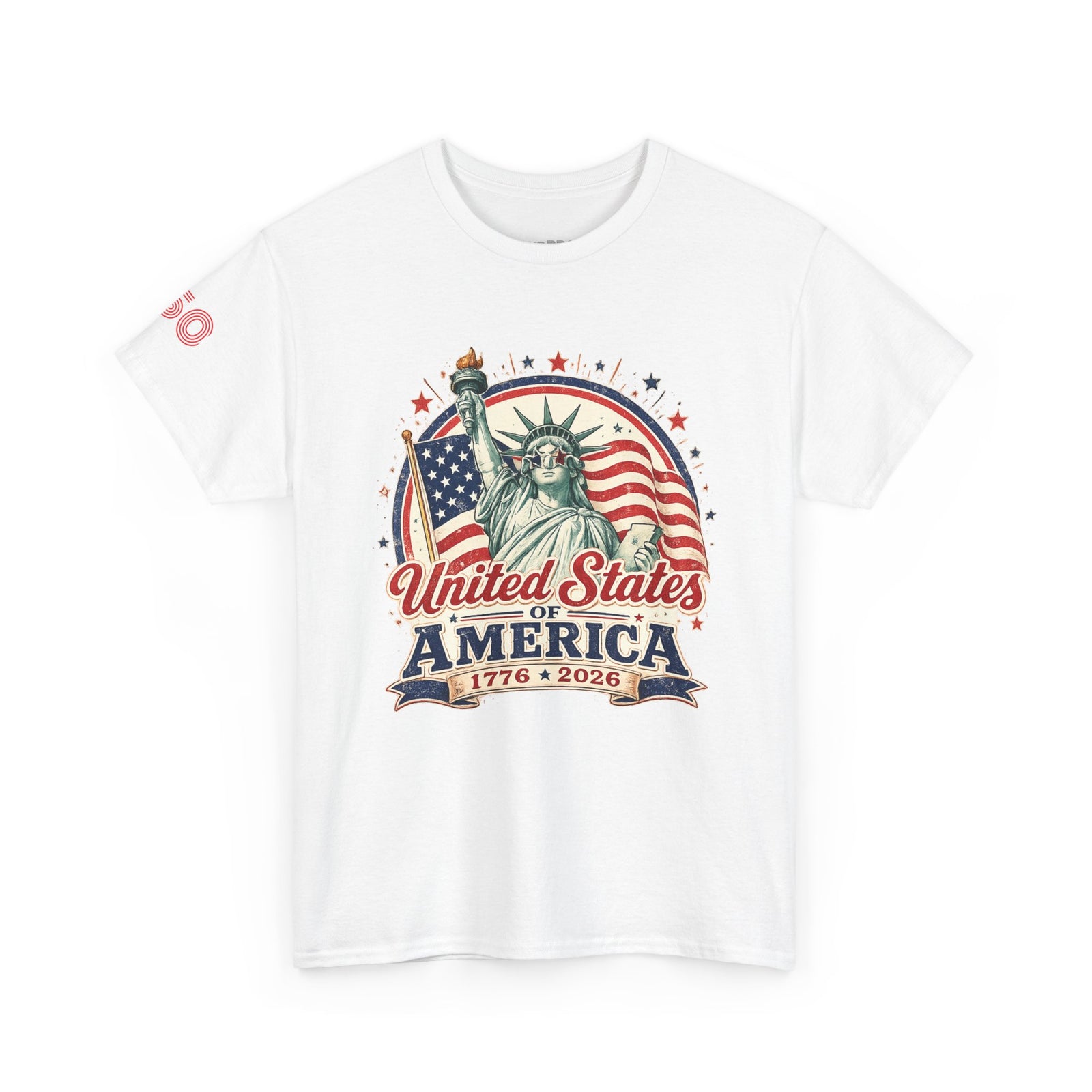 Statue of Liberty America 250 T-Shirt — Patriotic USA Anniversary Tee