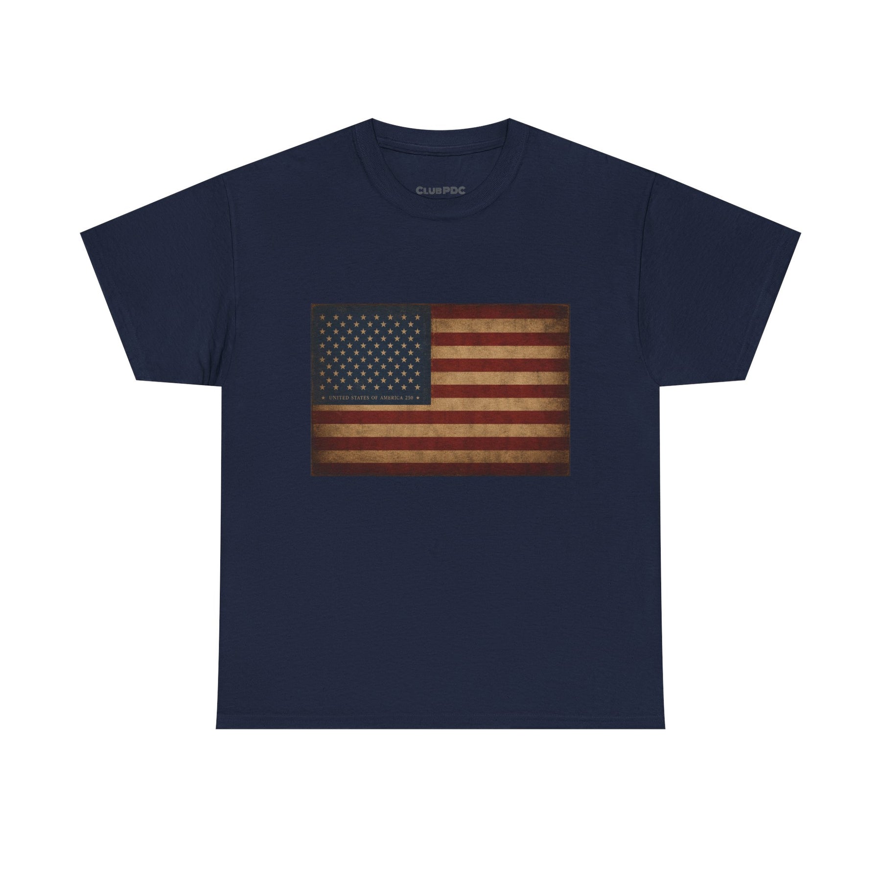USA 250th Anniversary Flag T-Shirt — Classic American Bicentennial Commemorative Tee