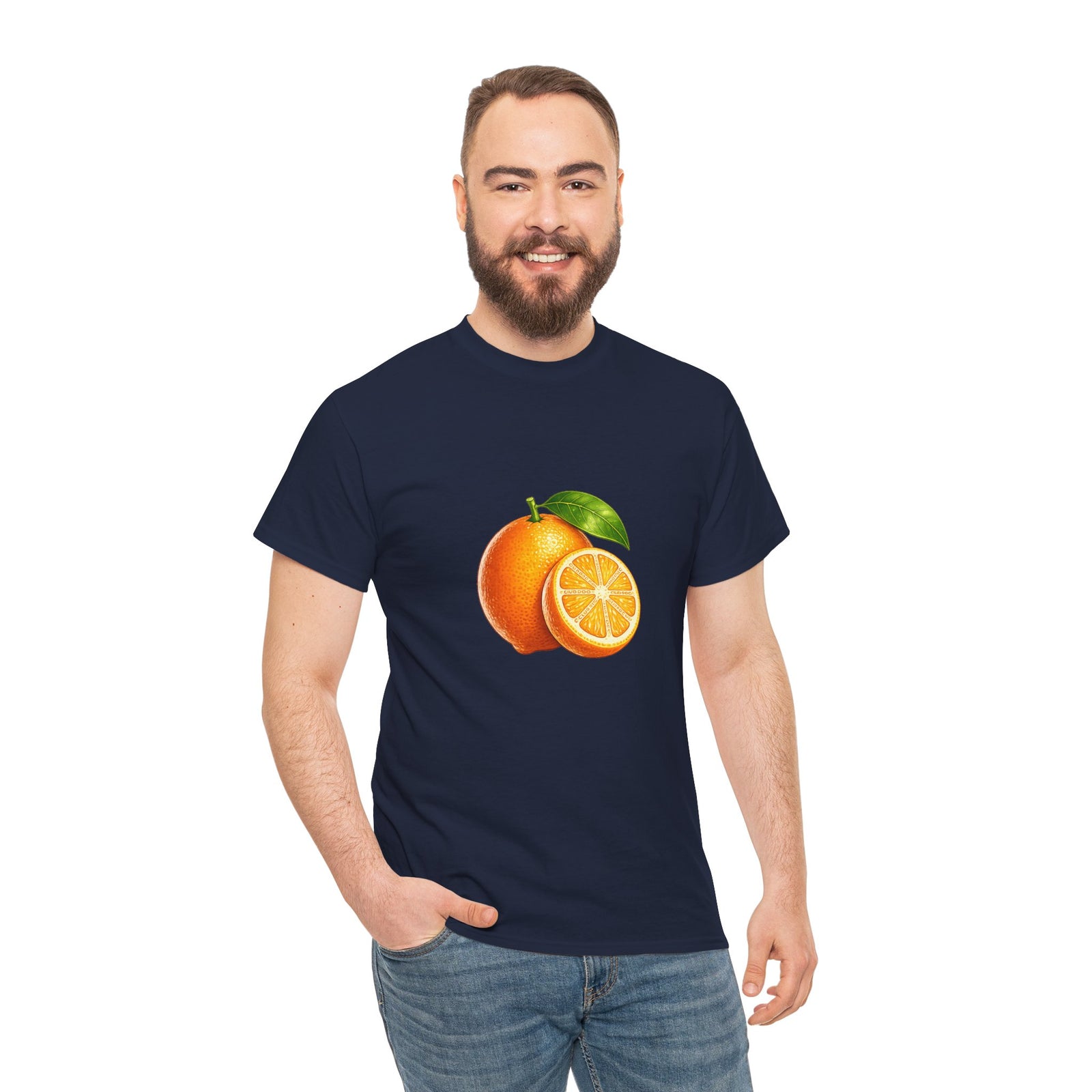Club PDC Orange Fruit Graphic Tee — Fresh Citrus Retro Shirt