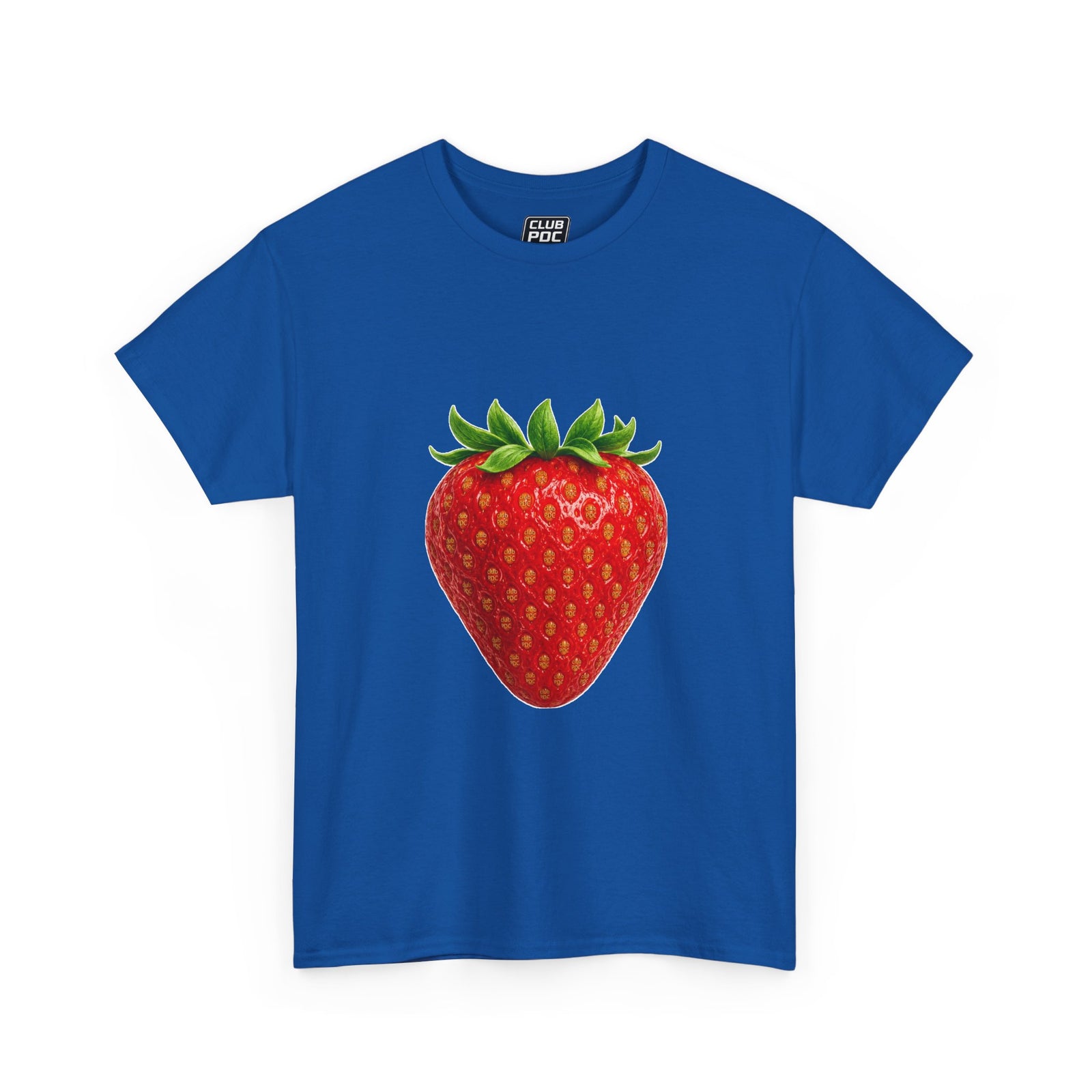 Club PDC Strawberry Graphic Tee — Cute Fruit Illustration T-Shirt